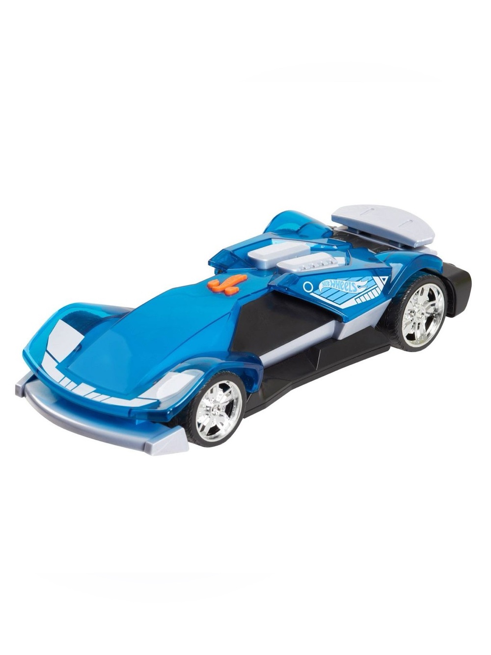 HOT WHEELS Color Crashers Cyber Speed Motorized Light Up Toy Car